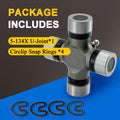 5-134X U-Joint Kit, 1310 to 1330 Series Universal Joint, 3/4" Steering U-Joint